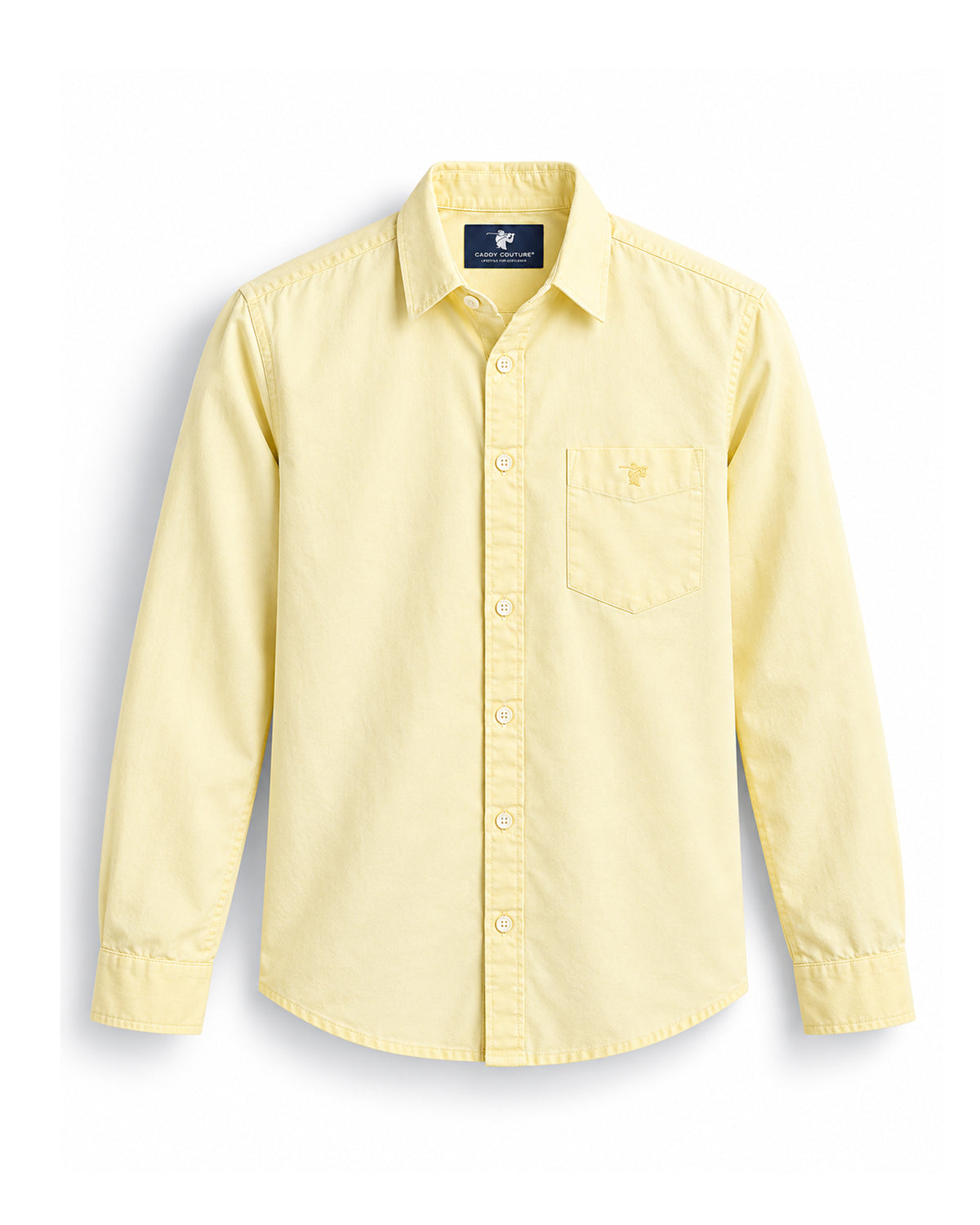 Caddy Couture Oxford Lycra Shirt in Cream, front product view