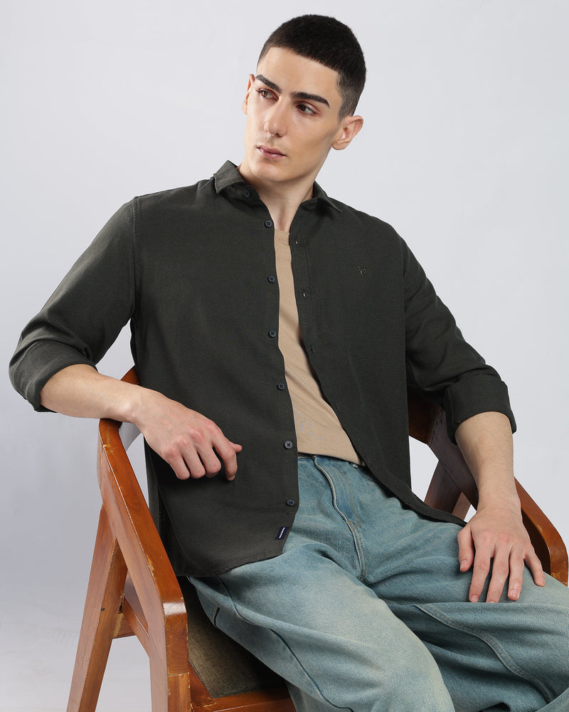 Linen Shirt – Black